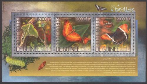 Poštové známky Guinea 2014 Motýle Mi# 10311-13 Kat 18€