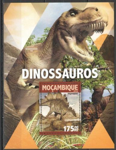 Poštová známka Mozambik 2016 Dinosaury Mi# Block 1113 Kat 10€