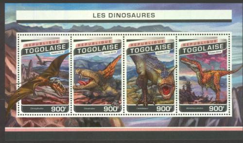 Poštové známky Togo 2016 Dinosaury Mi# 7719-22 Kat 14€