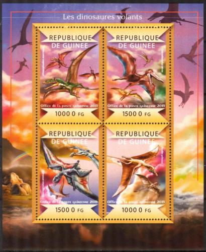 Poštové známky Guinea 2015 Létající dinosaury Mi# 10922-25 Kat 20€