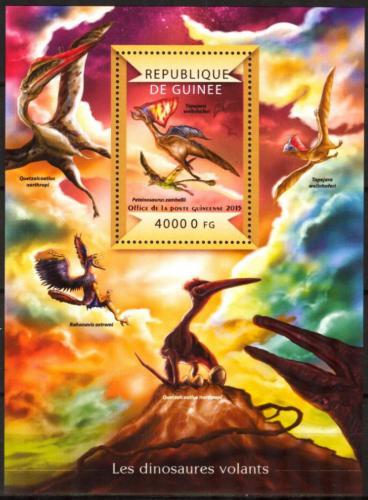 Poštová známka Guinea 2015 Létající dinosaury Mi# Block 2480 Kat 16€
