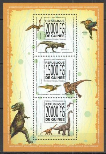 Poštové známky Guinea 2013 Dinosaury Mi# 10069-71 Kat 22€