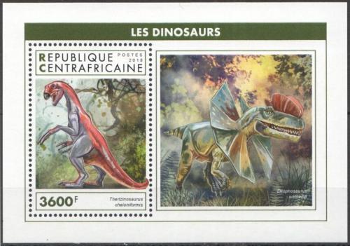 Poštová známka SAR 2018 Dinosaury Mi# Block 1870 Kat 16€