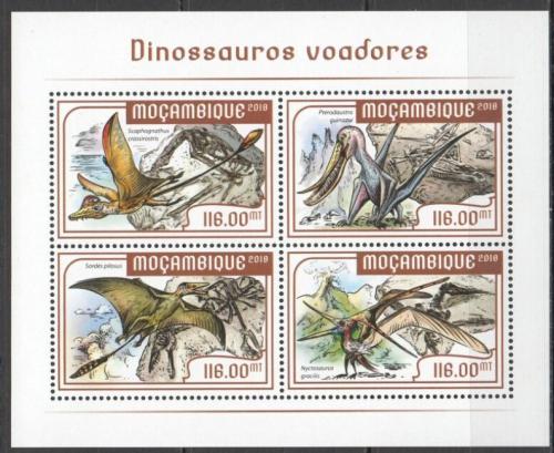Poštové známky Mozambik 2018 Dinosaury Mi# 9359-62 Kat 26€