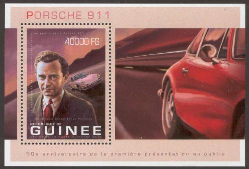 Poštová známka Guinea 2013 Porsche 911 Mi# Block 2252 Kat 16€