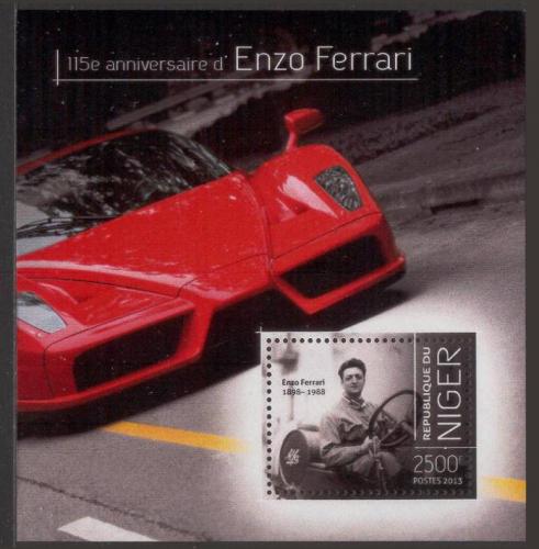 Poštová známka Niger 2013 Ferrari Mi# Block 264 Kat 10€