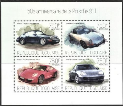 Poštové známky Togo 2013 Porsche 911 Mi# 5356-59 Kat 12€