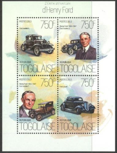 Poštové známky Togo 2013 Henry Ford Mi# 5471-74 Kat 12€