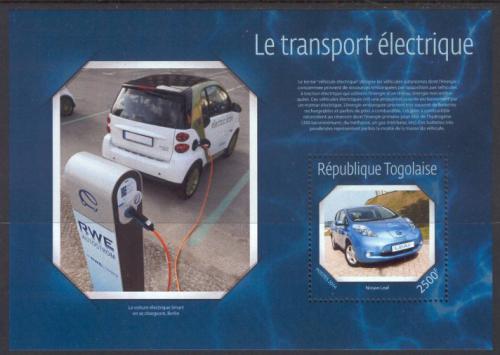 Poštová známka Togo 2014 Elektromobily Mi# Block 1080 Kat 10€
