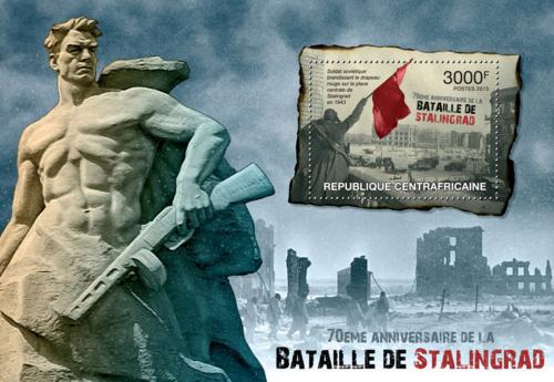 Poštová známka SAR 2013 Bitka u Stalingradu, 70. výroèie Mi# Block 1031 Kat 14€