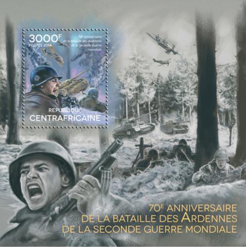 Poštová známka SAR 2014 Bitka v Ardenách, 70. výroèie Mi# Block 1181 Kat 14€