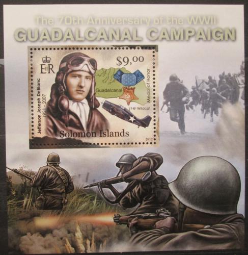Poštová známka Šalamúnove ostrovy 2012 Bitka o Guadalcanal Mi# 1527 Block