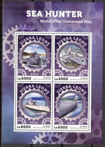 Poštové známky Sierra Leone 2016 Ponorky Mi# 7118-21 Kat 11€