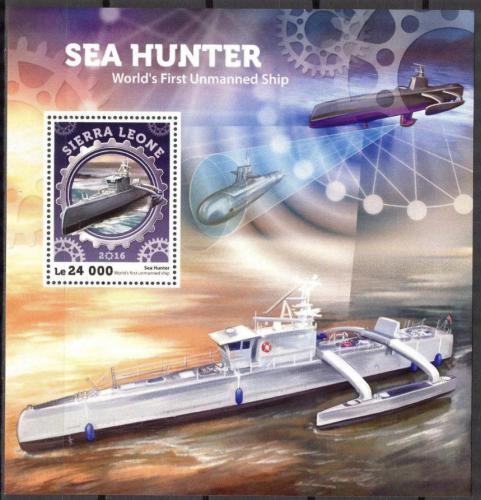 Poštová známka Sierra Leone 2016 Ponorky Mi# Block 956 Kat 11€
