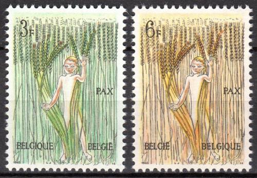 Poštové známky Belgicko 1963 Kresba, Idel Ianchelevici Mi# 1311-12