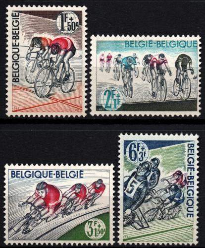 Poštové známky Belgicko 1963 Cyklistika Mi# 1315-18