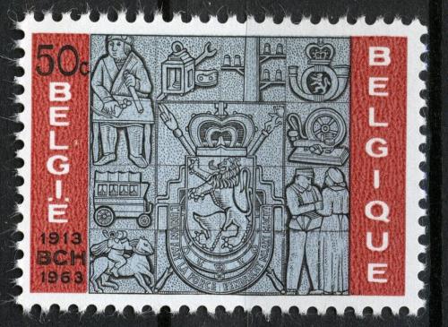 Poštová známka Belgicko 1963 Reliéf, Oscar Jespers Mi# 1331