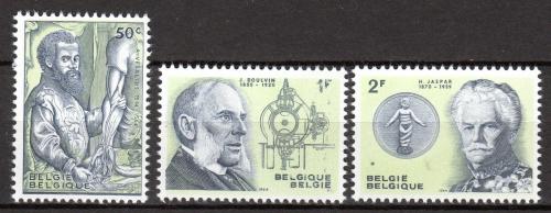 Poštové známky Belgicko 1964 Osobnosti Mi# 1341-43