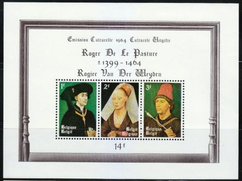 Poštové známky Belgicko 1964 Umenie, Rogier van der Weyden Mi# Block 30