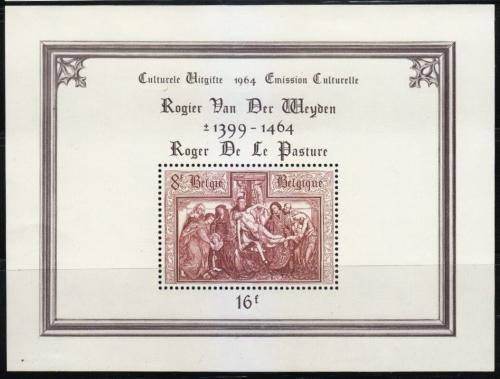 Poštová známka Belgicko 1964 Umenie, Rogier van der Weyden Mi# Block 31