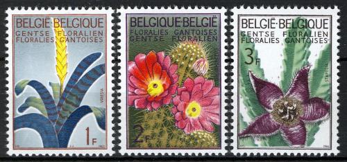 Poštové známky Belgicko 1965 Kvety Mi# 1375-77
