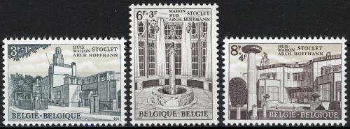 Poštové známky Belgicko 1965 Palác Stoclet Mi# 1394-96