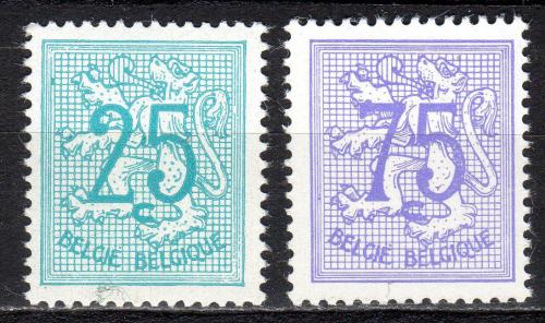 Poštové známky Belgicko 1966 Heraldický lev Mi# 1434-35