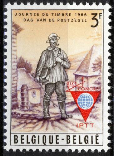 Poštová známka Belgicko 1966 Listonoš Mi# 1440