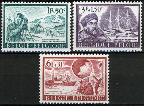 Poštové známky Belgicko 1966 Expedice na Antarktidu Mi# 1448-50