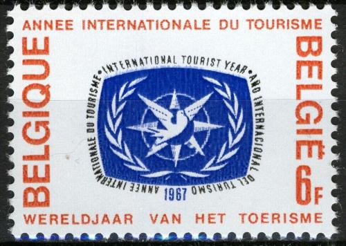 Poštová známka Belgicko 1967 Medzinárodný rok turistiky Mi# 1464
