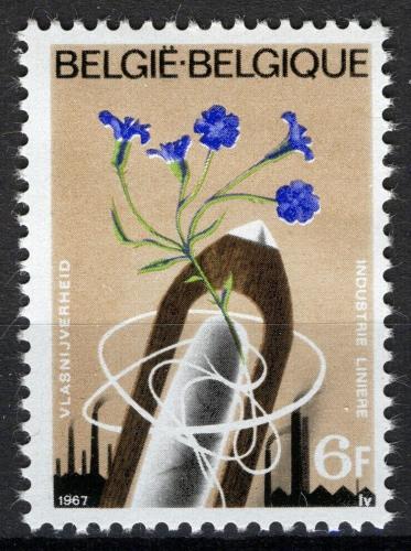 Poštová známka Belgicko 1967 Len Mi# 1474 