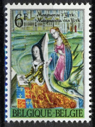 Poštová známka Belgicko 1967 Markéta z Yorku Mi# 1491