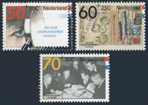 Poštové známky Holandsko 1984 Výstava známek FILACENTO Mi# 1253-55