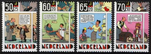 Poštové známky Holandsko 1984 Komiks Mi# 1259-62