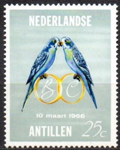Potov znmka Holandsk Antily 1966 Andulky Mi# 164  - zvi obrzok