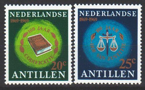 Potov znmky Holandsk Antily 1969 Nezvisl soud, 100. vroie Mi# 202-03 - zvi obrzok