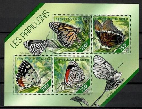 Poštové známky Niger 2014 Motýle Mi# 2775-78 Kat 12€