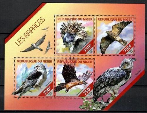 Poštové známky Niger 2014 Dravci Mi# 2805-08 Kat 12€
