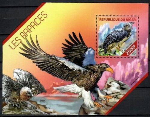 Poštová známka Niger 2014 Dravci Mi# Block 303 Kat 10€