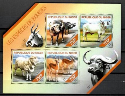 Poštové známky Niger 2014 Tuøi Mi# 2815-18 Kat 12€