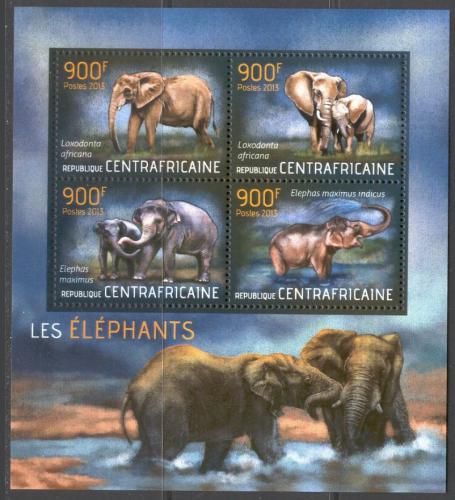 Poštové známky SAR 2013 Slony Mi# 4455-58 Kat 16€