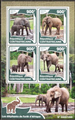 Poštové známky SAR 2016 Slony Mi# 5945-48 Kat 16€