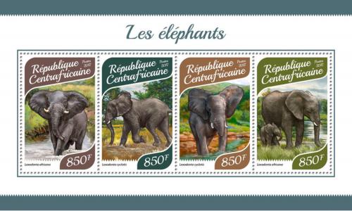 Poštové známky SAR 2017 Slony Mi# 7505-08 Kat 15€