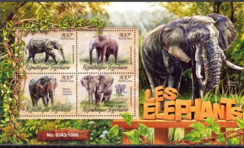 Poštové známky Togo 2016 Slony Mi# 7424-27 Kat 14€