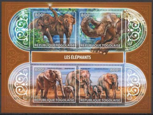 Poštové známky Togo 2017 Slony Mi# 8316-19 Kat 13€