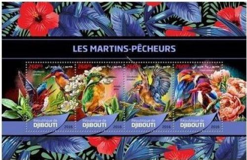 Poštové známky Džibutsko 2016 Ledòáèci Mi# 1264-67 Kat 12€