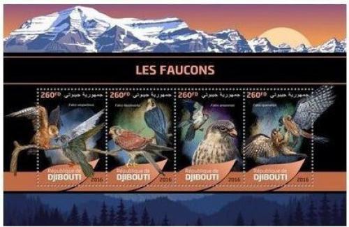 Poštové známky Džibutsko 2016 Jestøábi Mi# 1274-77 Kat 12€