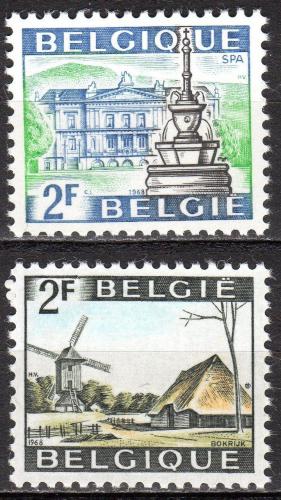 Poštové známky Belgicko 1968 Pamätihodnosti Mi# 1521-22