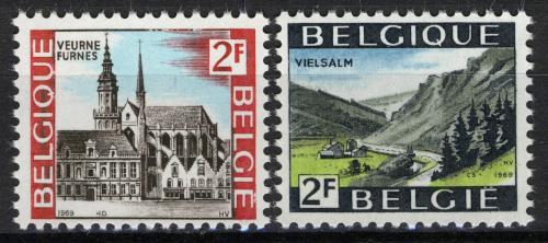 Poštové známky Belgicko 1969 Pamätihodnosti Mi# 1560-61
