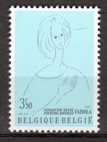 Poštová známka Belgicko 1970 Krá¾ovna Fabiola Mi# 1605